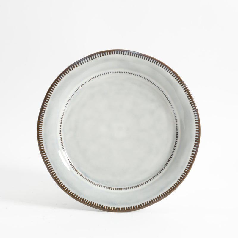 Gibson Elite Terranea 12pc Dinnerware Set - Reactive - Terracotta - GBX - White