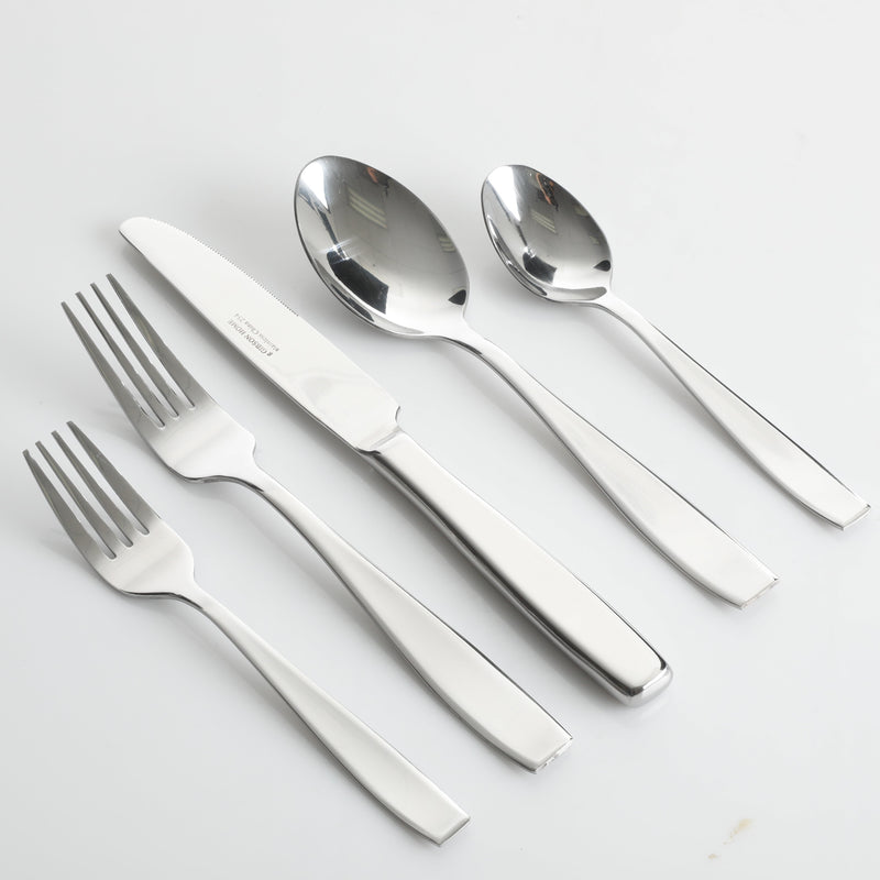 Gibson Home Castleford 20pc Flatware Set - Mirror Polished - Hollow Handle - Stainless Steel - Gift Box