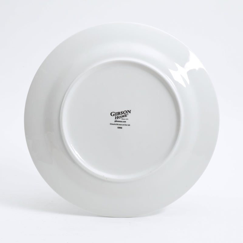 Gibson Home Noble Court 30pc Dinnerware Set - White - Fine Ceramic - Gift Box