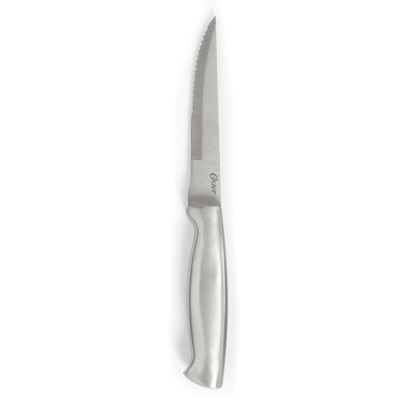 Oster Baldwyn 4pc 4.5" Stainless steel Steak Knives Set - Clam Pack