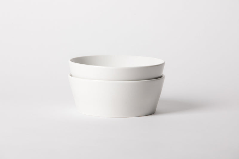 Gibson Home Great Essentials 2pc 6.75" Side Bowl Set - White - 4 Way Color Sleeve