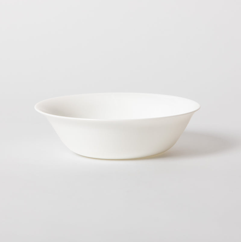 Gibson Home White Shadow 12pc Opal Glass Dinnerware Set - White - Gift Box