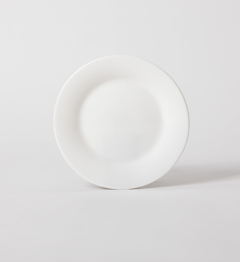 Gibson Home White Shadow 12pc Opal Glass Dinnerware Set - White - Gift Box